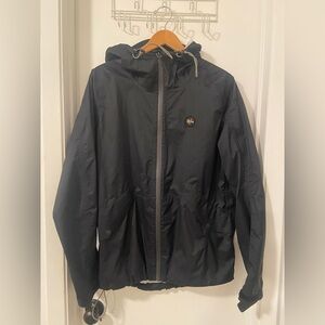 Howler Bros men's M black ripstop hooded wind breaker outerwear